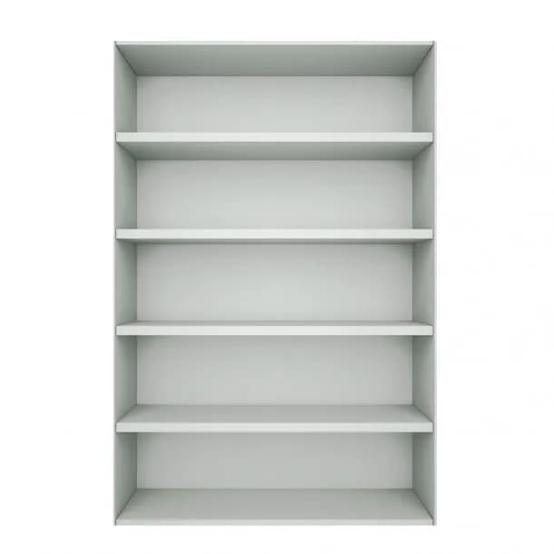 White Bookshelf, 35 x 77 in.