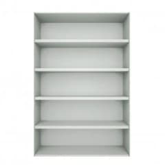 White Bookshelf, 35 x 77 in.