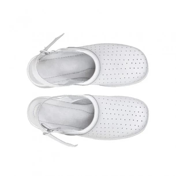 Women’s White Slip-On Clogs
